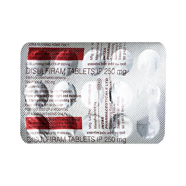 Netmeds | DISULFIRAM 250 Tablet 15's