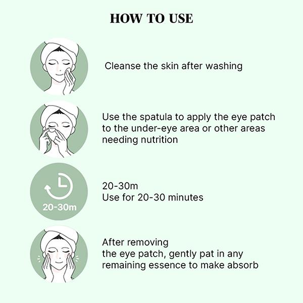Mixsoon Cica-Hyal Hydrogel Eye Patch Calming & Hydrating Eye Care for Sensitive Skin 60's - Eye Masks