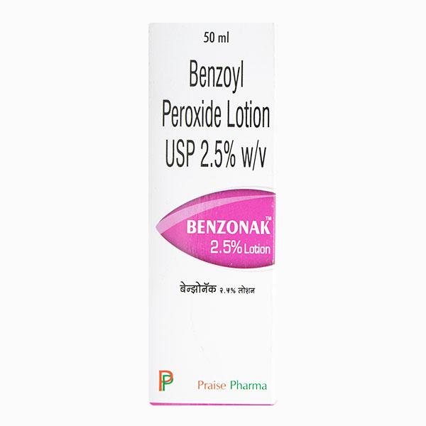 BENZONAK 2.5% Lotion 50ml - Acne-Acn