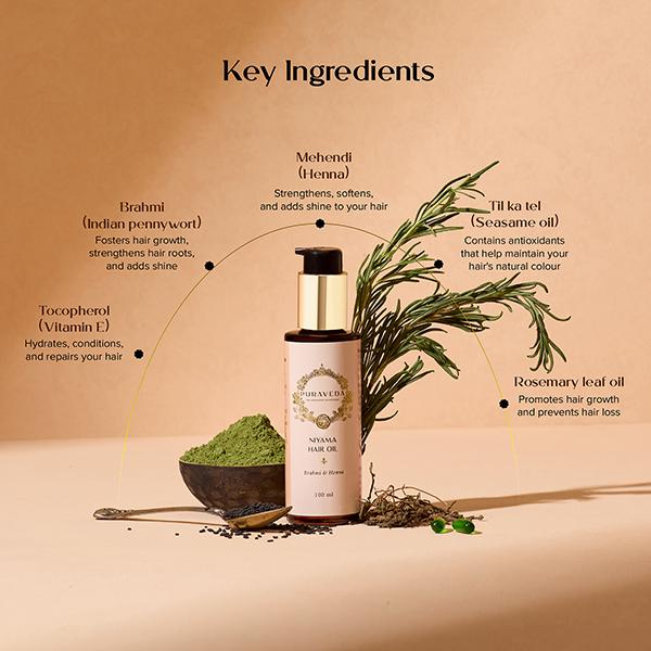 Puraveda Niyama Hair Oil 100 ml - Hair Oils