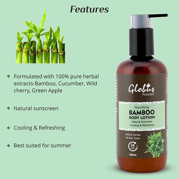 Globus Naturals Nourishing Bamboo Body Lotion 300 ml - Lotions & Creams