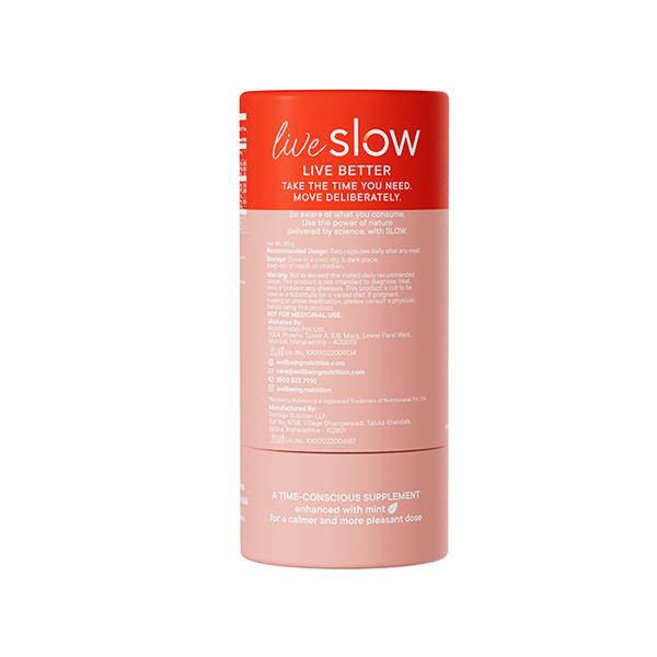 Wellbeing Nutrition Slow PCOS Supplement Veg Capsules for Women Caronositol, Weight Management 1's - Women Health