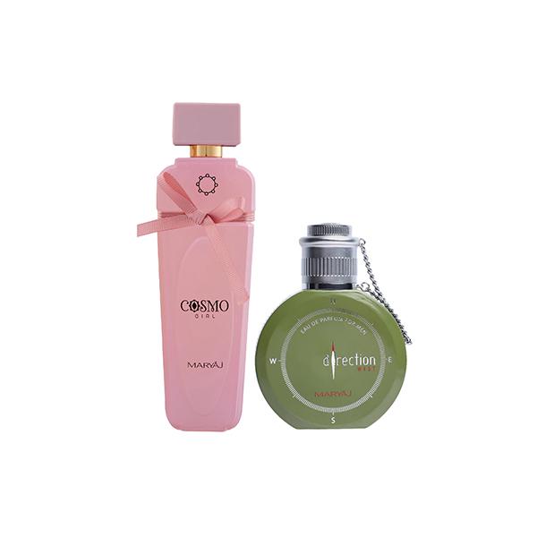 Maryaj Cosmo Girl EDP Floral Powdery Perfume And Maryaj Direction West EDP Green Spicy Perfume 200 ml - Perfumes (Edt/Edp)