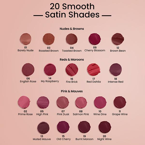 Swiss Beauty Satin Comfort Lipstick-Barely Nude 3 gm - Lipsticks