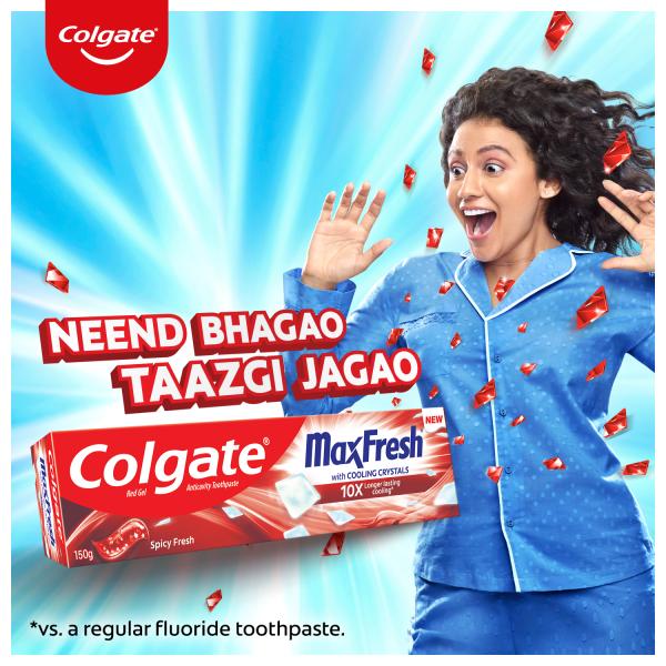 Colgate MaxFresh Anticavity Toothpaste Gel - Spicy Fresh 300 gm - Toothpaste