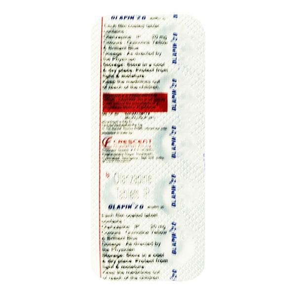 Olapin 20mg Tablet 10'S