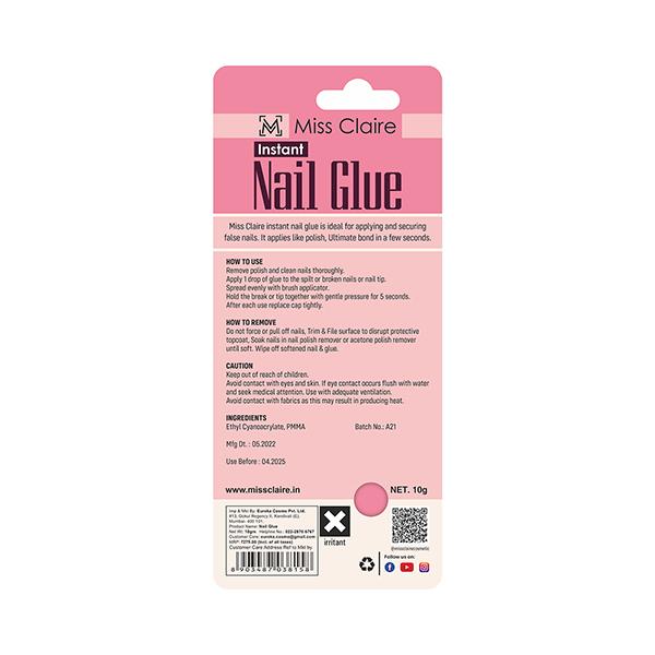 Miss Claire Instant Nails Glue 10gm - Nail Polish