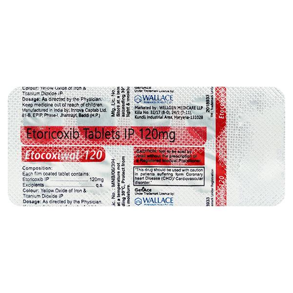ETOCOXIWAL 120 Tablet 10's