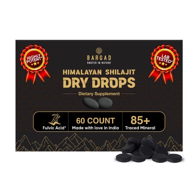Netmeds | Bargad Himalayan Shilajit Dry Drops 60's