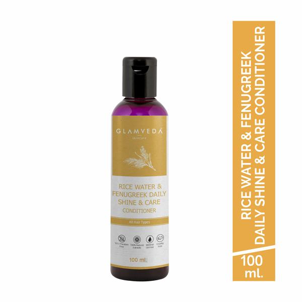 Glamveda Daily Shine Conditioner Rice Water and Fenugreek 100 ml