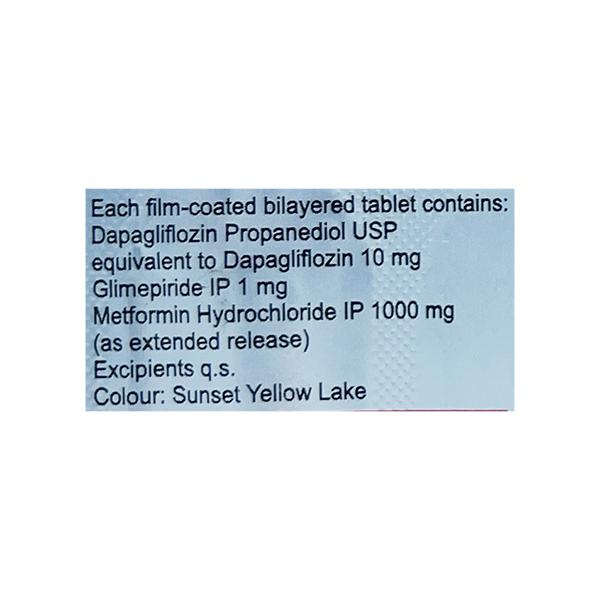 DIAPRIDE DM 1 FORTE Tablet 10's - Diabetes-Ant