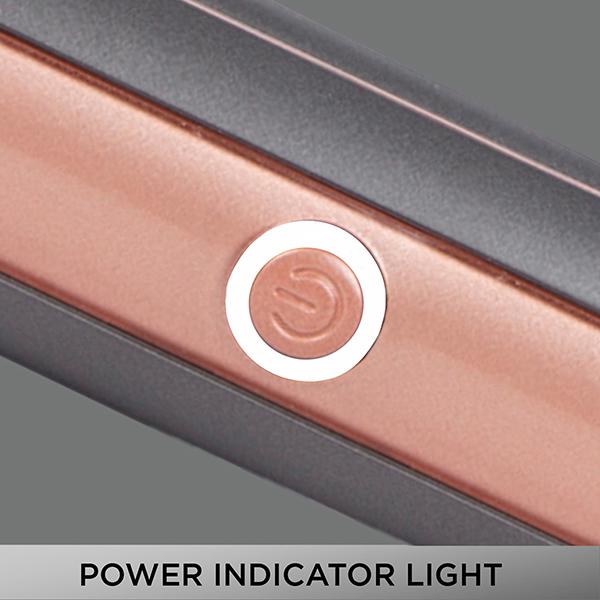 VEGA Glam Shine Hair Straightener With Ceramic Coated Floating Plates (VHSH-24) Grey 1's - Straighteners