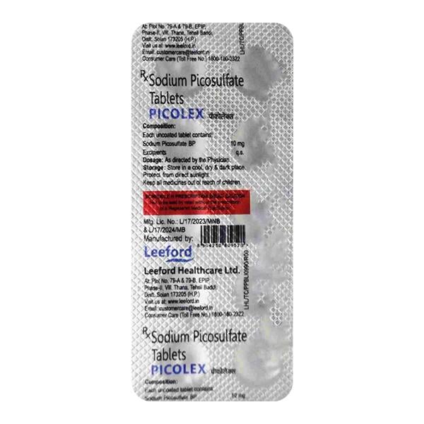 PICOLEX Tablet 10's - Constipation-Lax