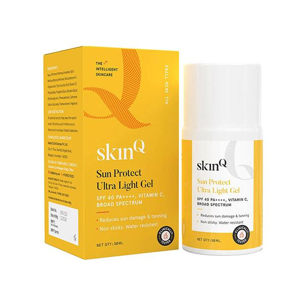 SkinQ Sun Protect Gel SPF40 with Vitamin C PA ++++ 50 ml - Face Sunscreen