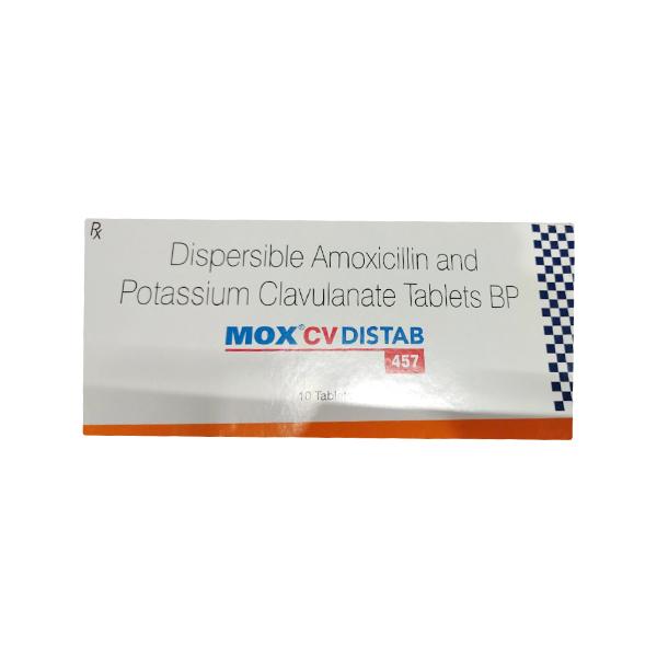 MOX CV DISTAB 457 Tablet 10's - Bacterial Infections-Pen