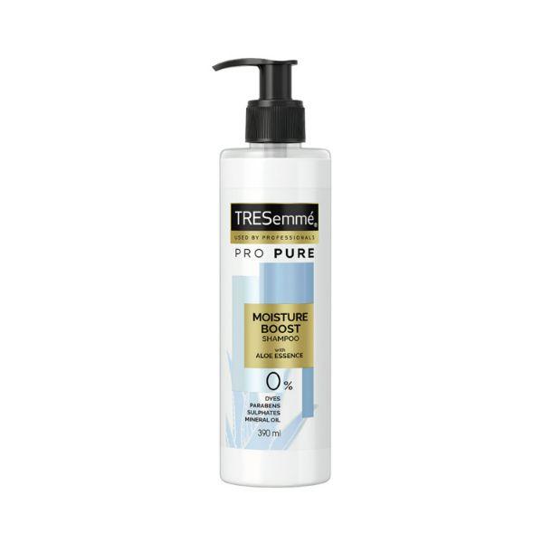 Tresemme Pro Pure Moisture Boost Shampoo with Aloe Essence, Sulphate Free & Paraben Free 390 ml - Shampoos