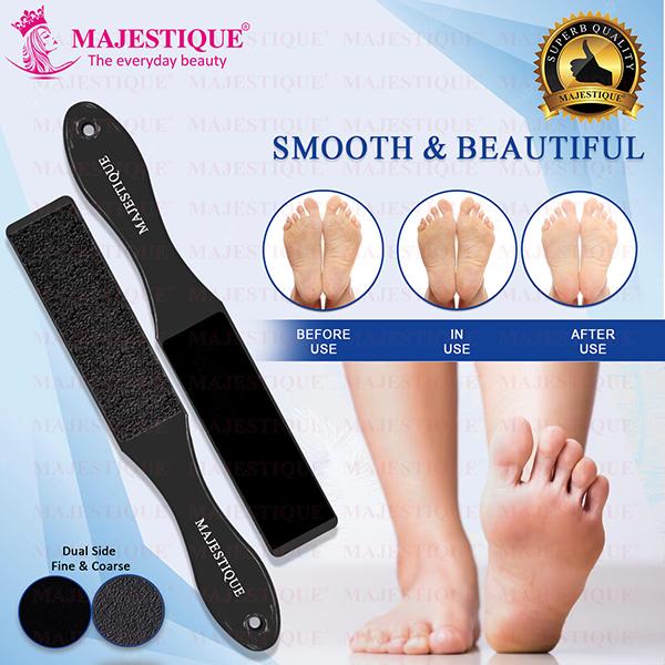 Majestique Double-Sided Foot File for Callus Removal, Smooth Feet  - Color May Vary 1's - Manicure & Pedicure Kits