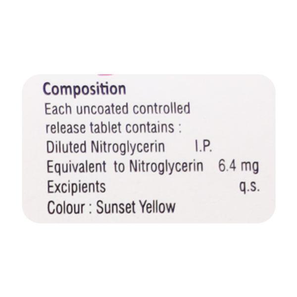 Anglit 6.4mg Tablet 30'S - Angina