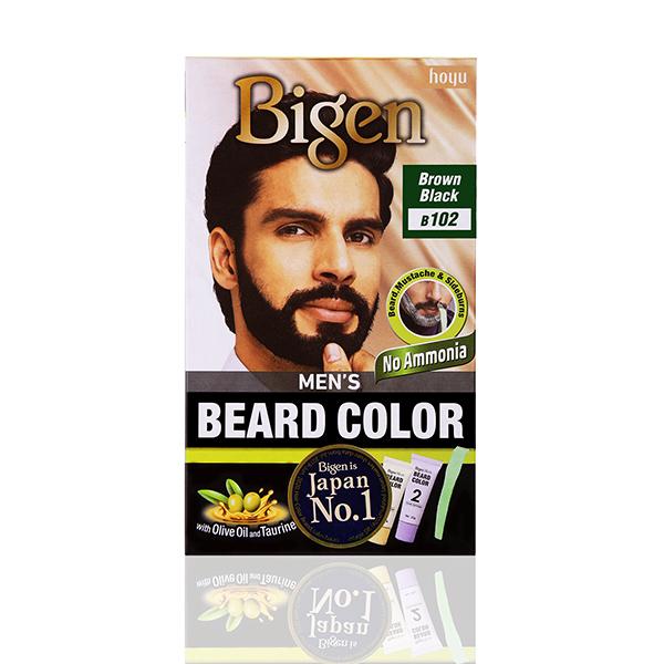 Netmeds | Bigen Men's Beard Color No Ammonia - Brown Black B102 40gm