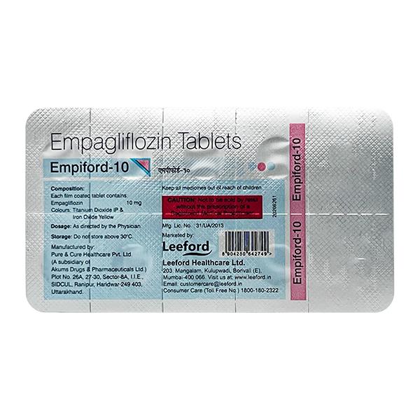 EMPIFORD 10 Tablet 10's - Diabetes-Ant