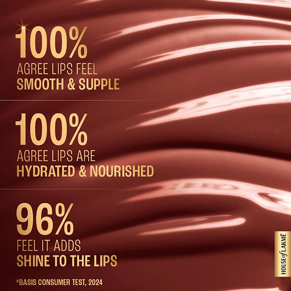 Lakme SuperglowVIT-C Gloss-Coca BrownC4 2.5 ml - Lip Glosses