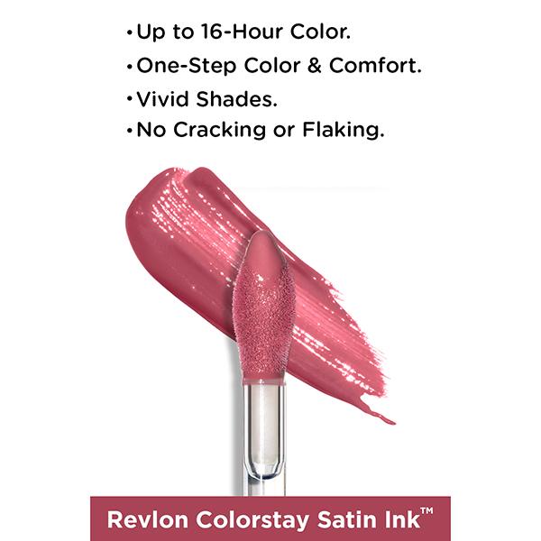 Revlon Colorstay Satin Ink Liquid Lip Color - Your Majesty 5 ml - Lipsticks