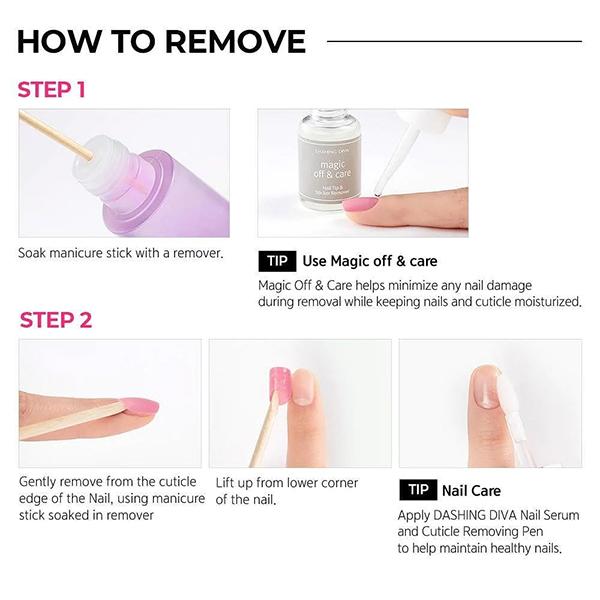 Dashing Diva Magicpres Nail - Soft Violet 1's - Nail Care