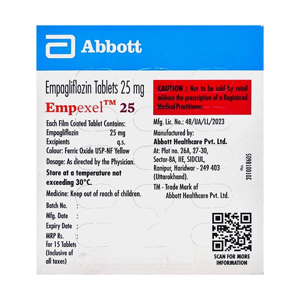 EMPEXEL 25 Tablet 15's - Diabetes-Ant