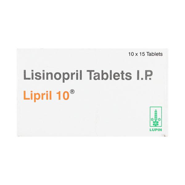 Lipril 10mg Tablet 15'S - Hypertension-ACE