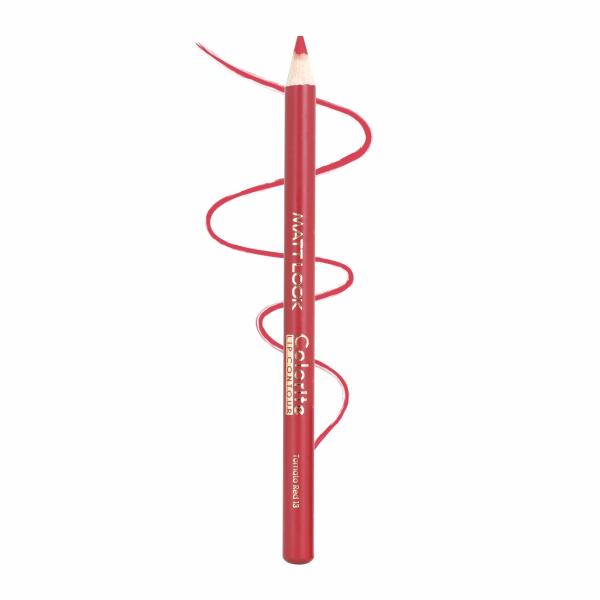 Netmeds | Matt Look Colorite Lip Contour, Lighweight Application, Tomato Red-13 0.9 gm
