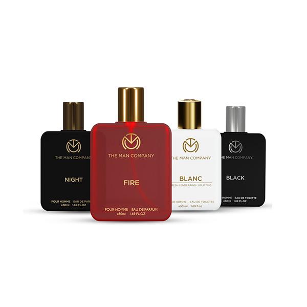 Netmeds | The Man Company Perfume Gift Set For Men 4 x 50ml- A Gentlemans Choice Premium Long-Lasting Perfume 1's