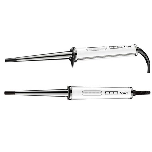 VGR V-526 Professional 10-19mm Barrel Hair Curler with Titanium Coated Curling Wand 1's - Rollers & Curlers