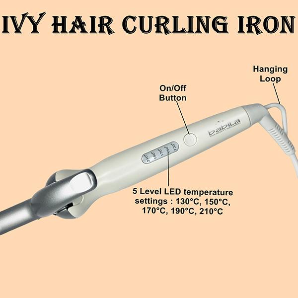 Babila IVY Curling Iron-BHC-E24 - Rollers & Curlers