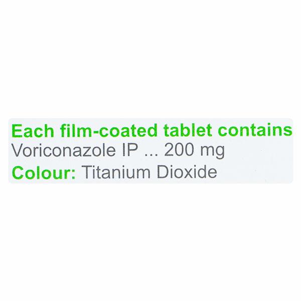 Voritek 200mg Tablet 4'S - Fungal Infections-Anf