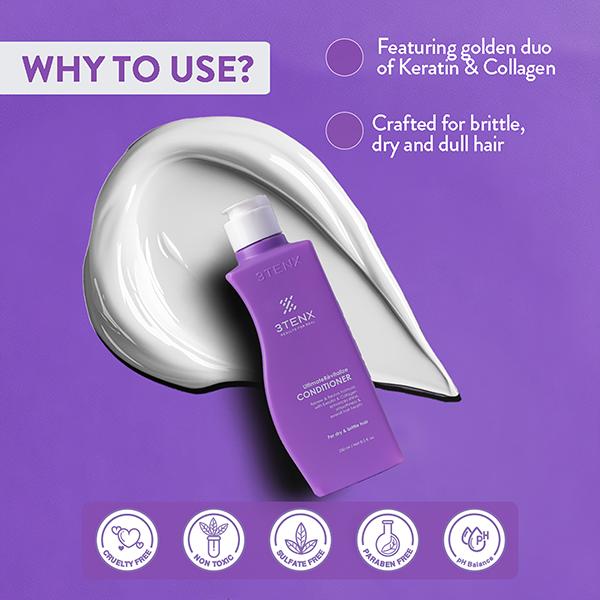 3TENX Ultimate Revitalize Conditioner 100 ml - Conditioners