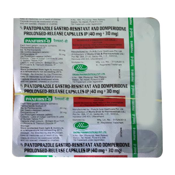 PANFIRST D Capsule 15's - Ulcer/Reflux/Flatulence-Aaa