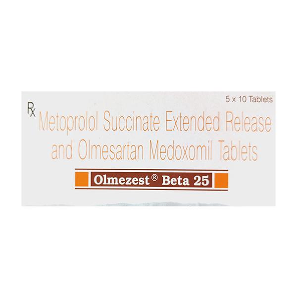Netmeds | Olmezest Beta 25mg Tablet 10'S
