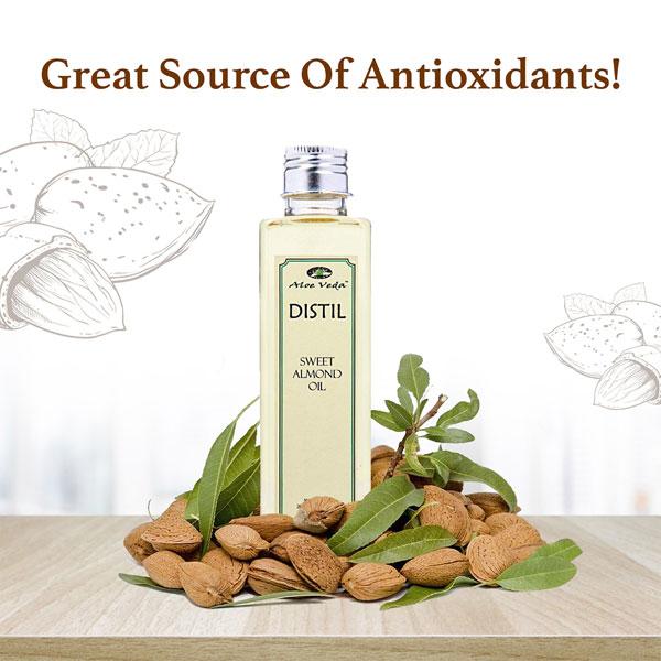 Aloe Veda Sweet Almond Oil 200 ml - Hair Oils