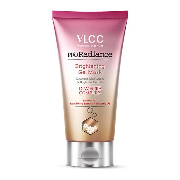 Netmeds | Vlcc Pro Radiance Brightening Acai Berry Extract & Nutmeg Oil Gel Mask 80 gm