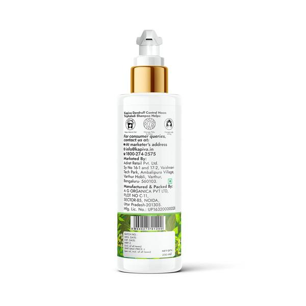 Kapiva Hair Rituals Dandruff Control Neem Triphaladi Shampoo 250 ml - Personal Care (Ayush)