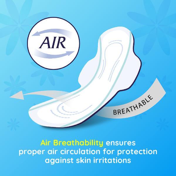 Bella Perfecta Ultra Extra Soft Sanitary Pads - Maxi Blue (XL) 16's - Sanitary Napkins
