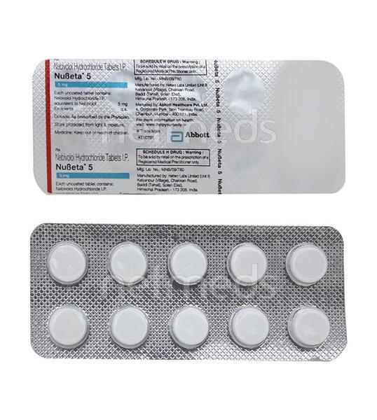 Nubeta 5mg Tablet 10'S - Hypertension-Bet