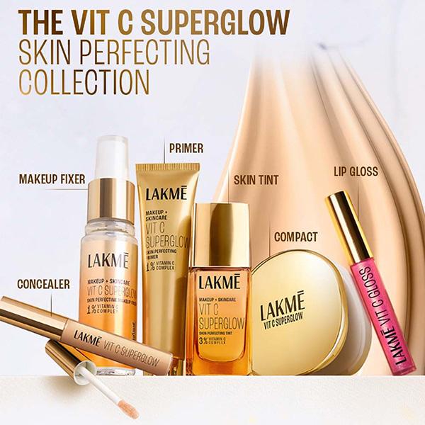 Lakme SuperglowVIT-C Gloss-Cherry RedC3 2.5 ml - Lip Glosses