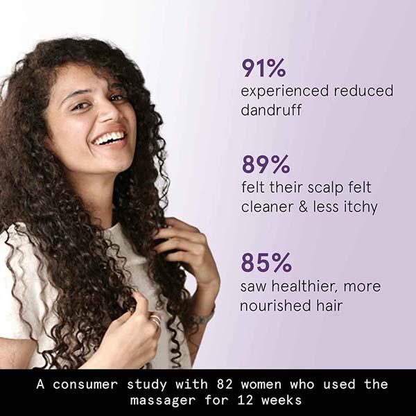 Be Bodywise Scalp Massager - Shampoo Brush with Soft Silicone Bristles 1's - Hair Brushes