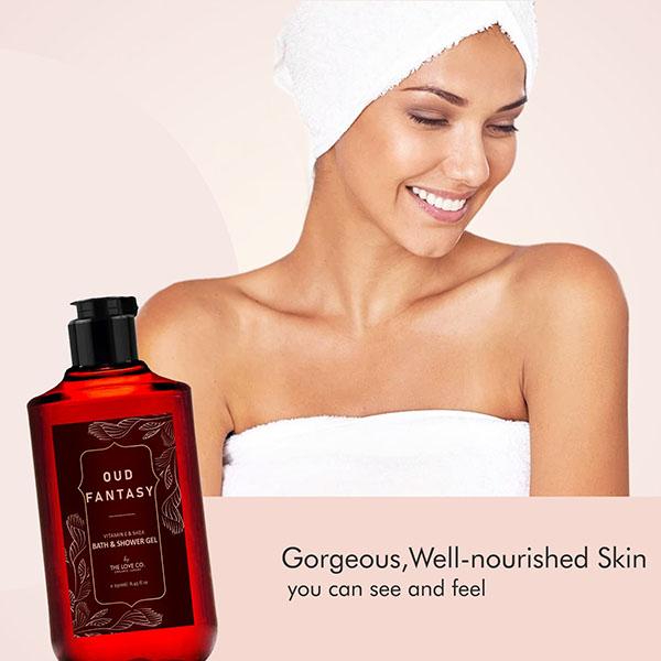 The Love Co. Oud Fantasy Body Lotion - Daily Skin Moisture for Men and Women, Intense Hydration for Dry Skin 250 ml - Creams/Oils/Lotions