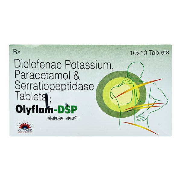 OLYFLAM DSP Tablet 10's - Pain relief-Nsa
