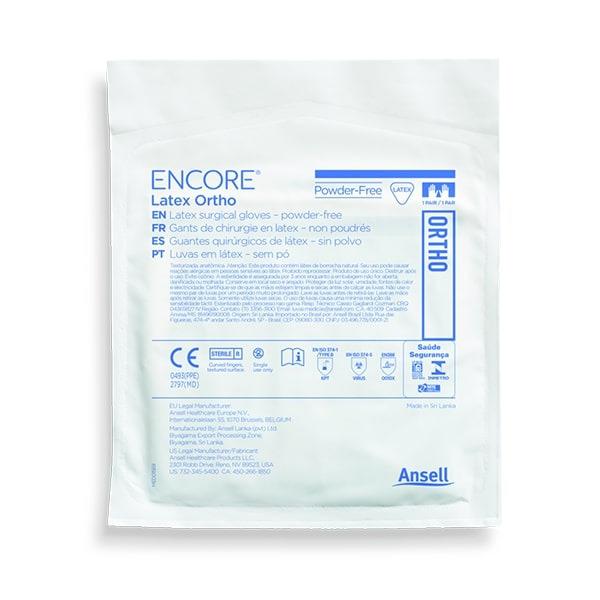 Netmeds | Ansell Encore Latex Ortho Powder Free Surgical Gloves Pair (7.5) (1 Pair)