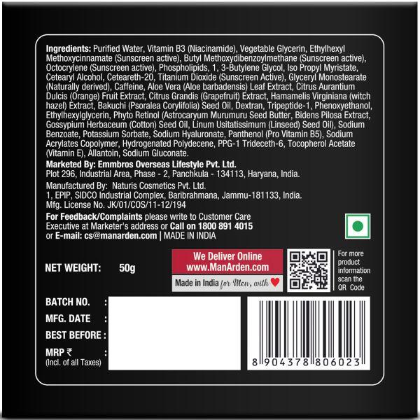 Man Arden Daily Multi Action Anti Aging Day Cream 50 gm - Day Cream