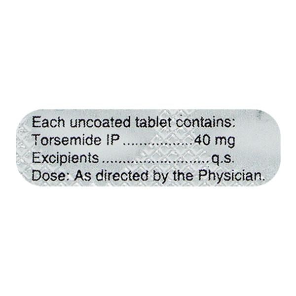 TOR 40 Tablet 10's - Hypertension-Diu