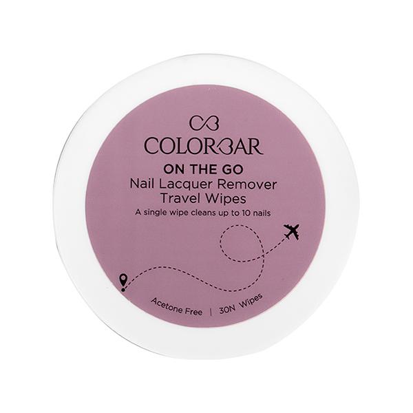 Colorbar On The Go Nail Lacquer Remover Wipes Rainbow Bouquet - 30's - Nail Polish Remover